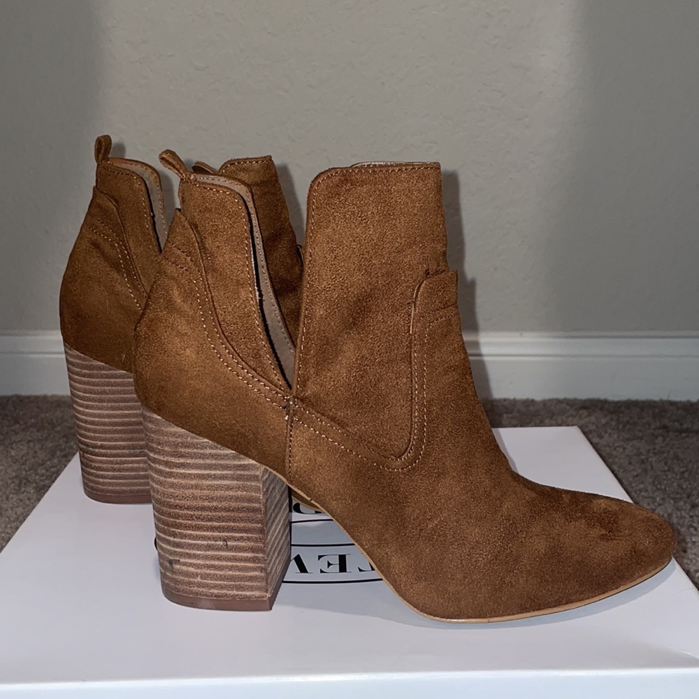 Suede booties